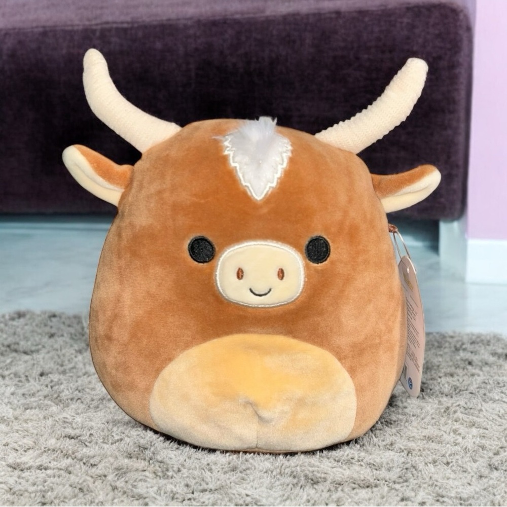 Wilfred the Highland Cow Squishmallow 7.5” – NWT 2022 Release